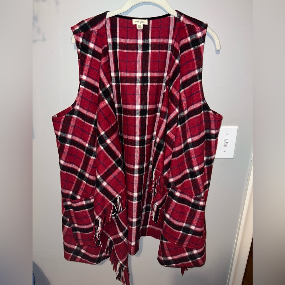 Plaid Vest